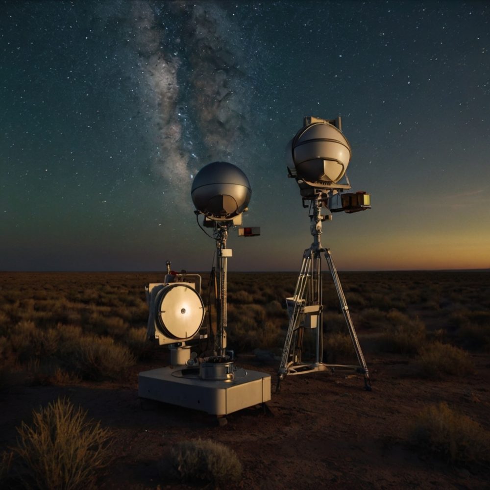 Astronome amateur utilisant un télescope Dobson lors d’une soirée d’observation des étoiles.
